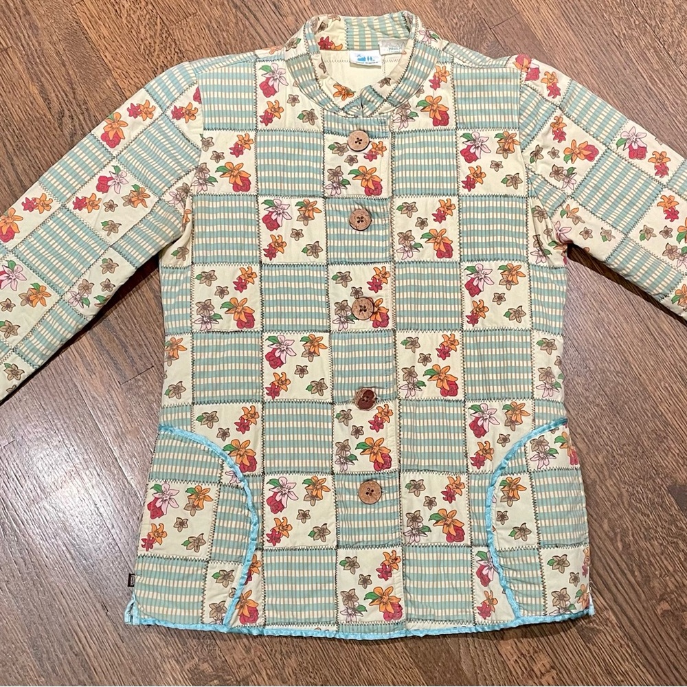 Quilted Floral Patchwork Jacket